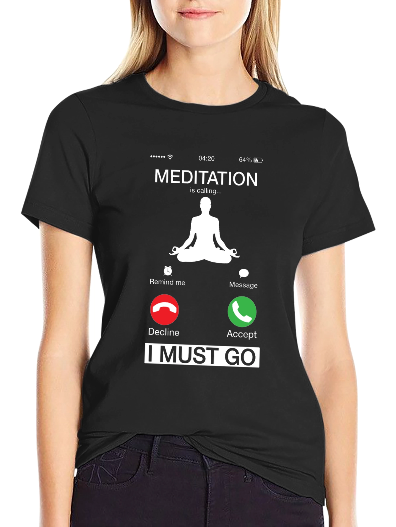 Meditation is Calling T-Shirt - Relax and Unwind