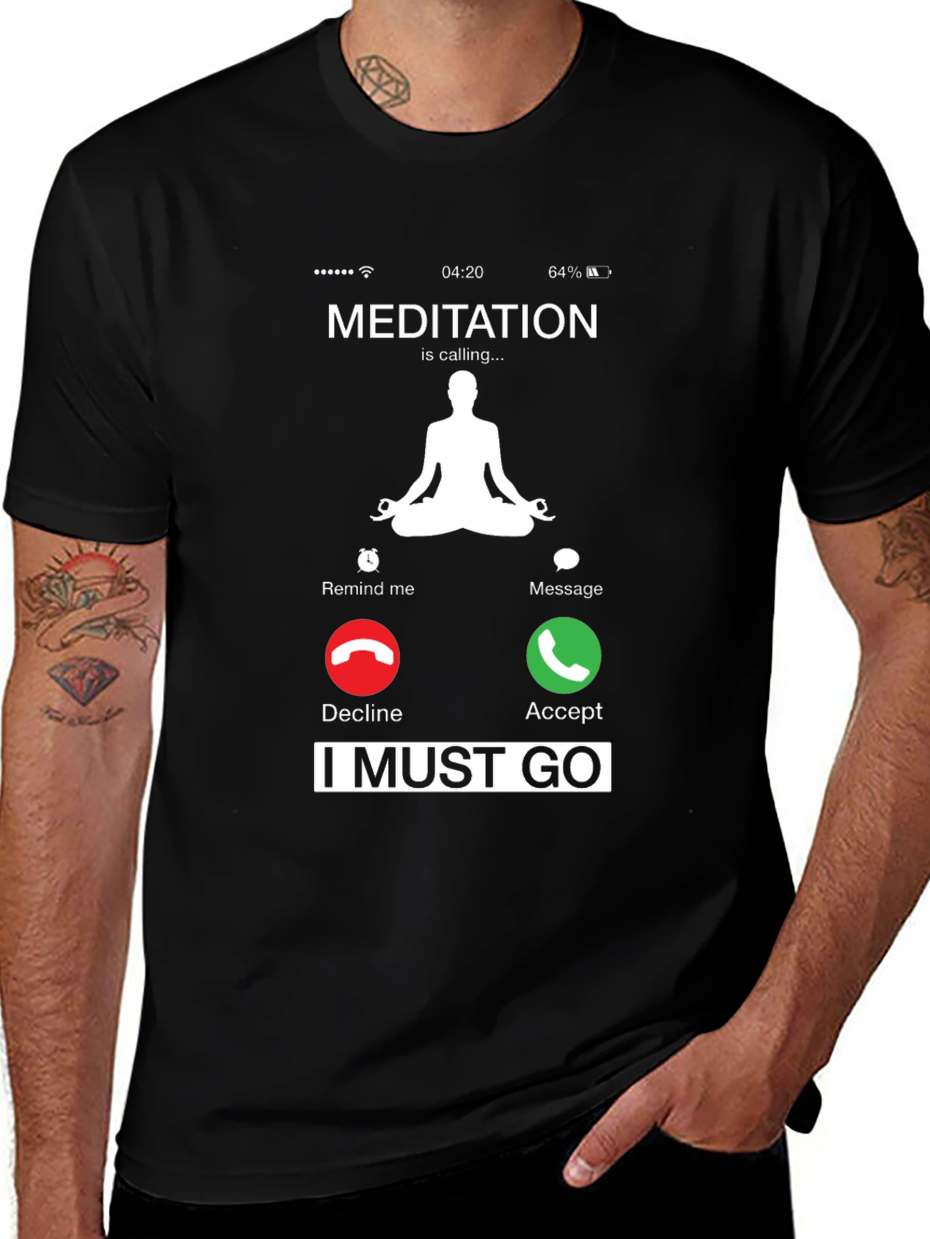 Meditation is Calling T-Shirt - Relax and Unwind
