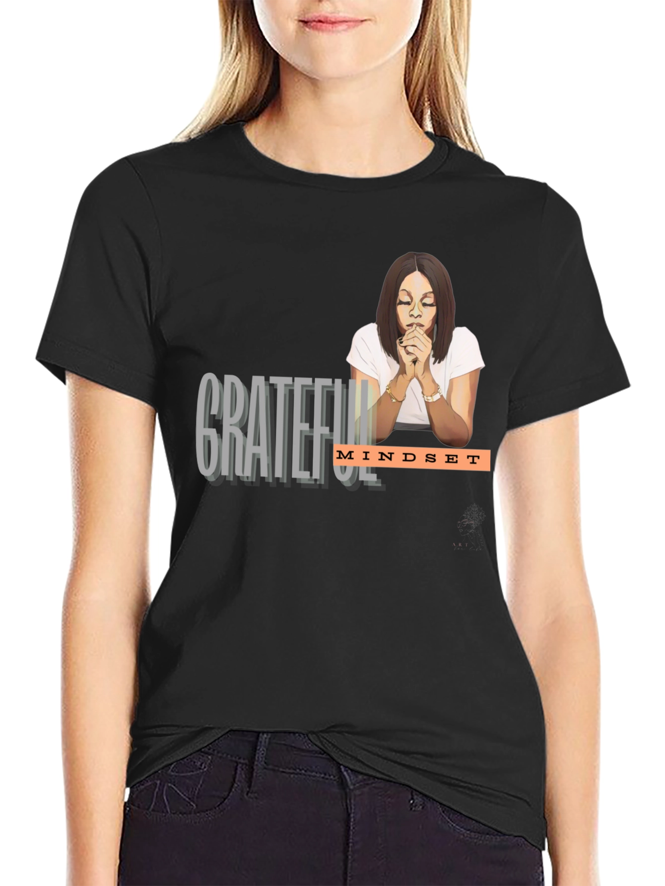 Grateful Mindset Graphic T-Shirt