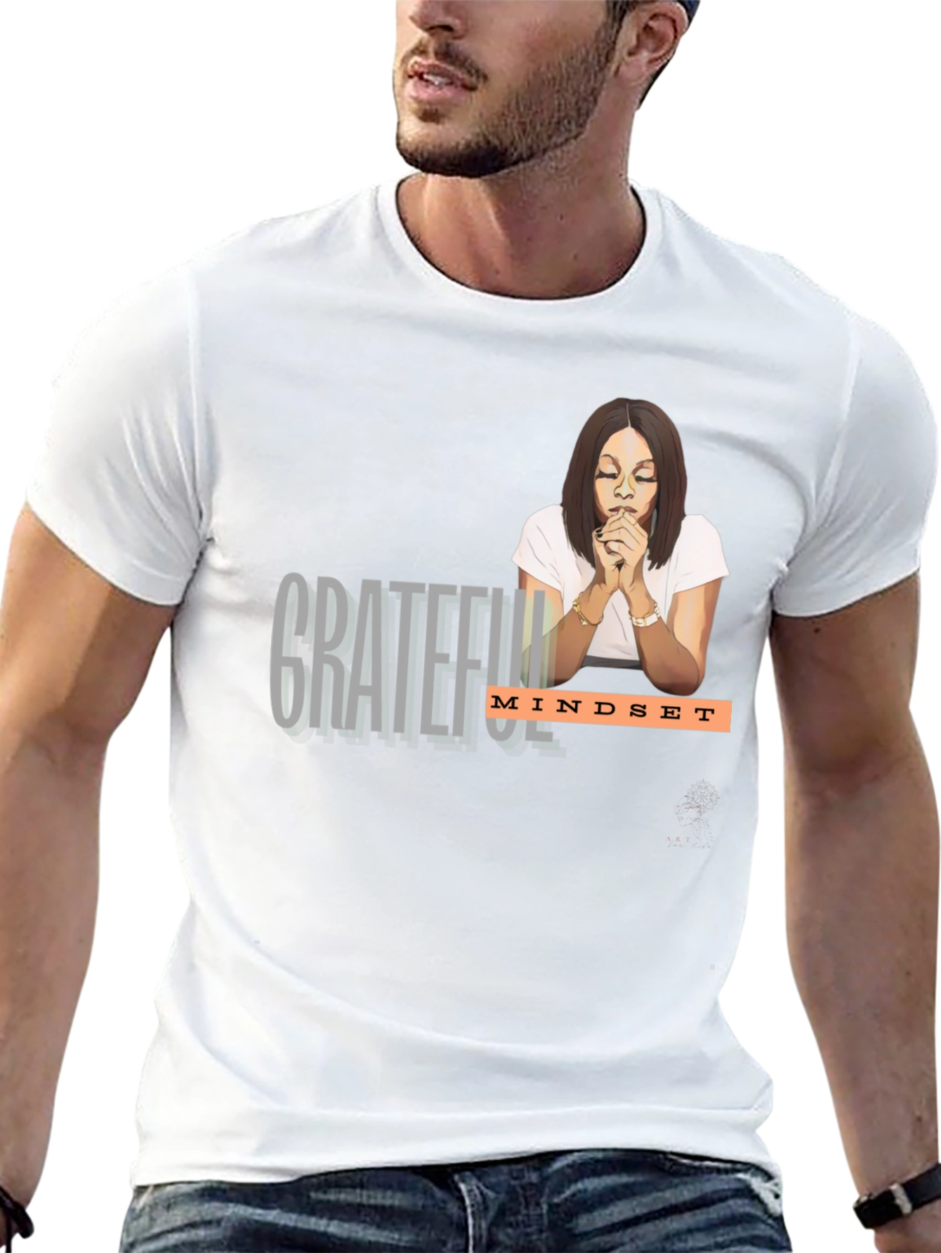 Grateful Mindset Graphic T-Shirt