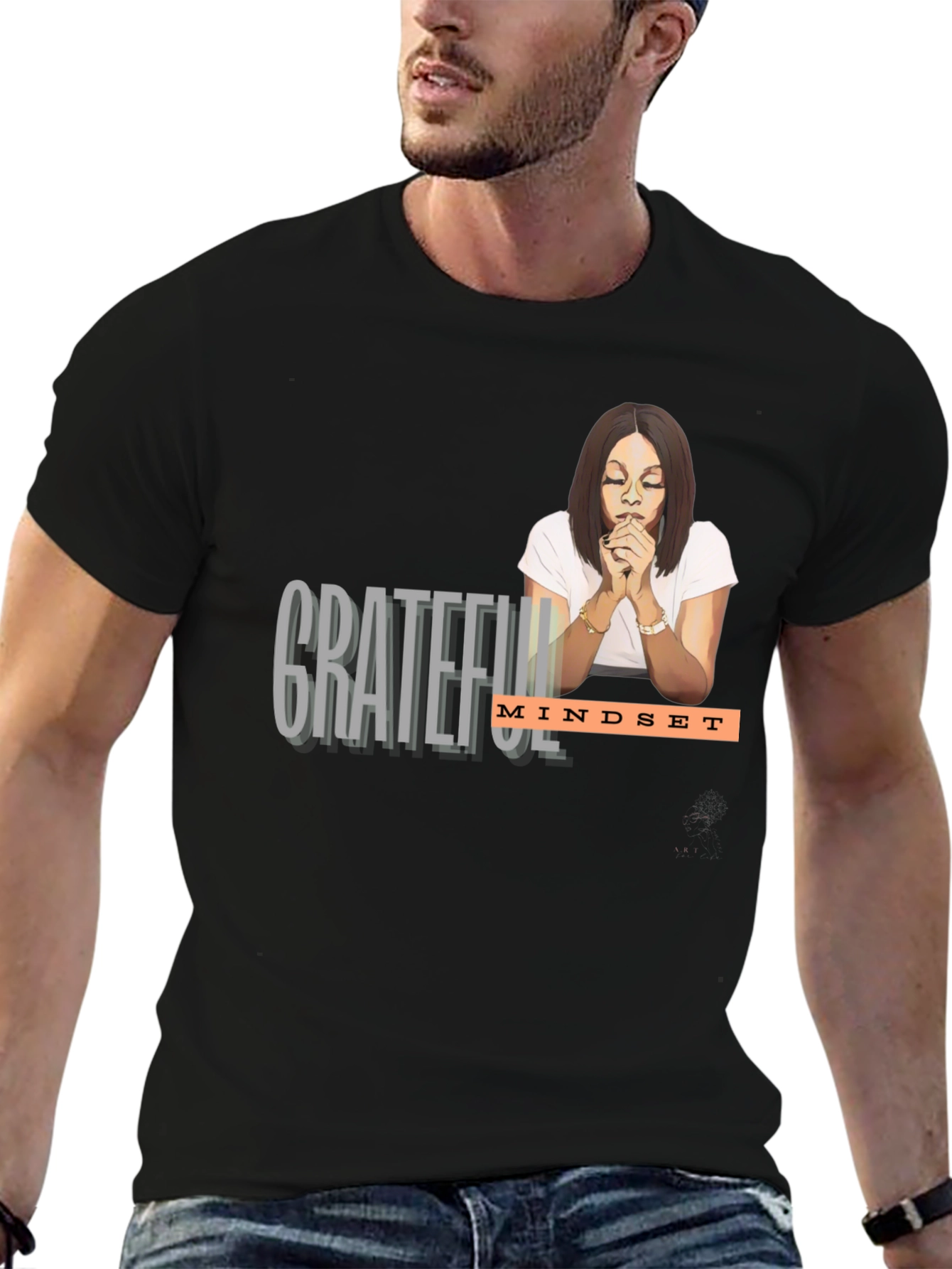 Grateful Mindset Graphic T-Shirt