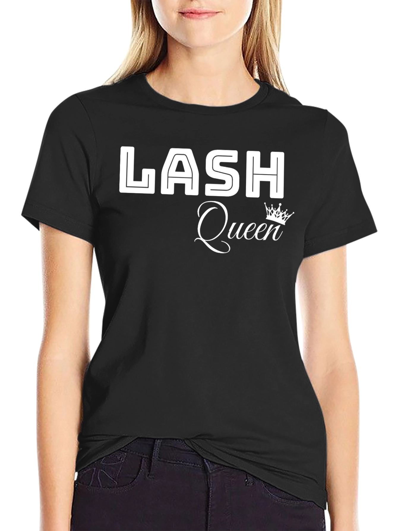 Lash Queen Graphic T-Shirt - Black