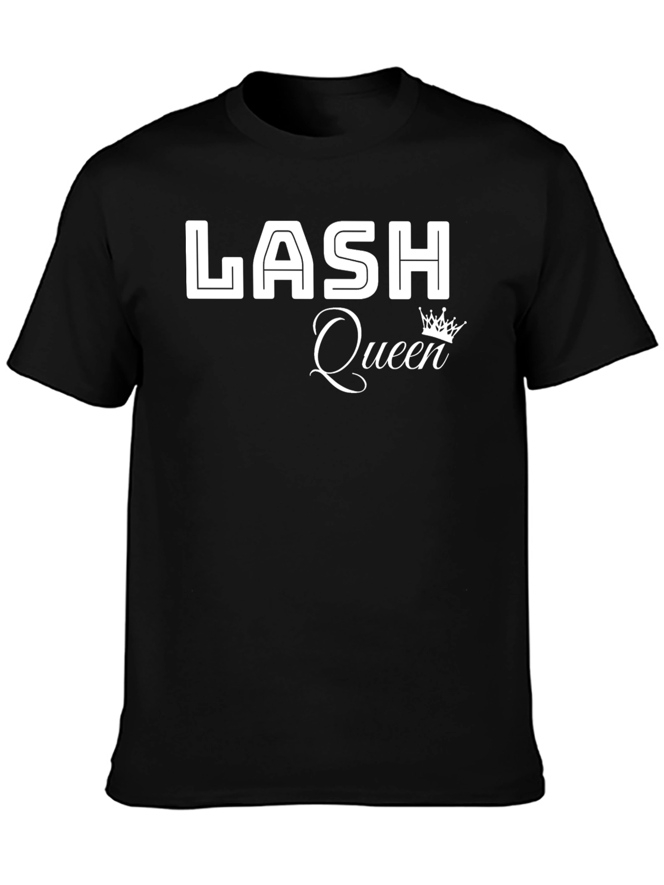 Lash Queen Graphic T-Shirt - Black