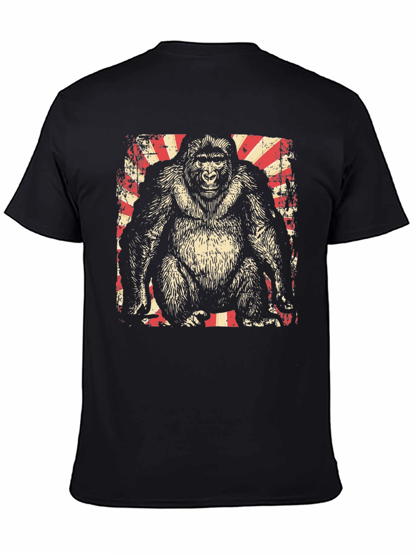 Gorilla Graphic Tee - Vintage Style