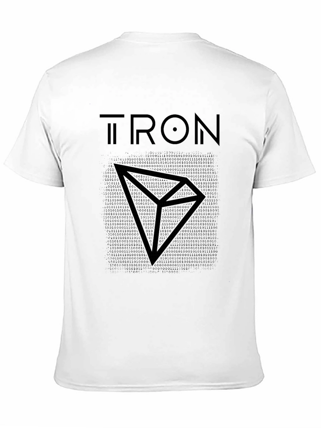 Tron T-Shirt Binary Code Crypto Tee