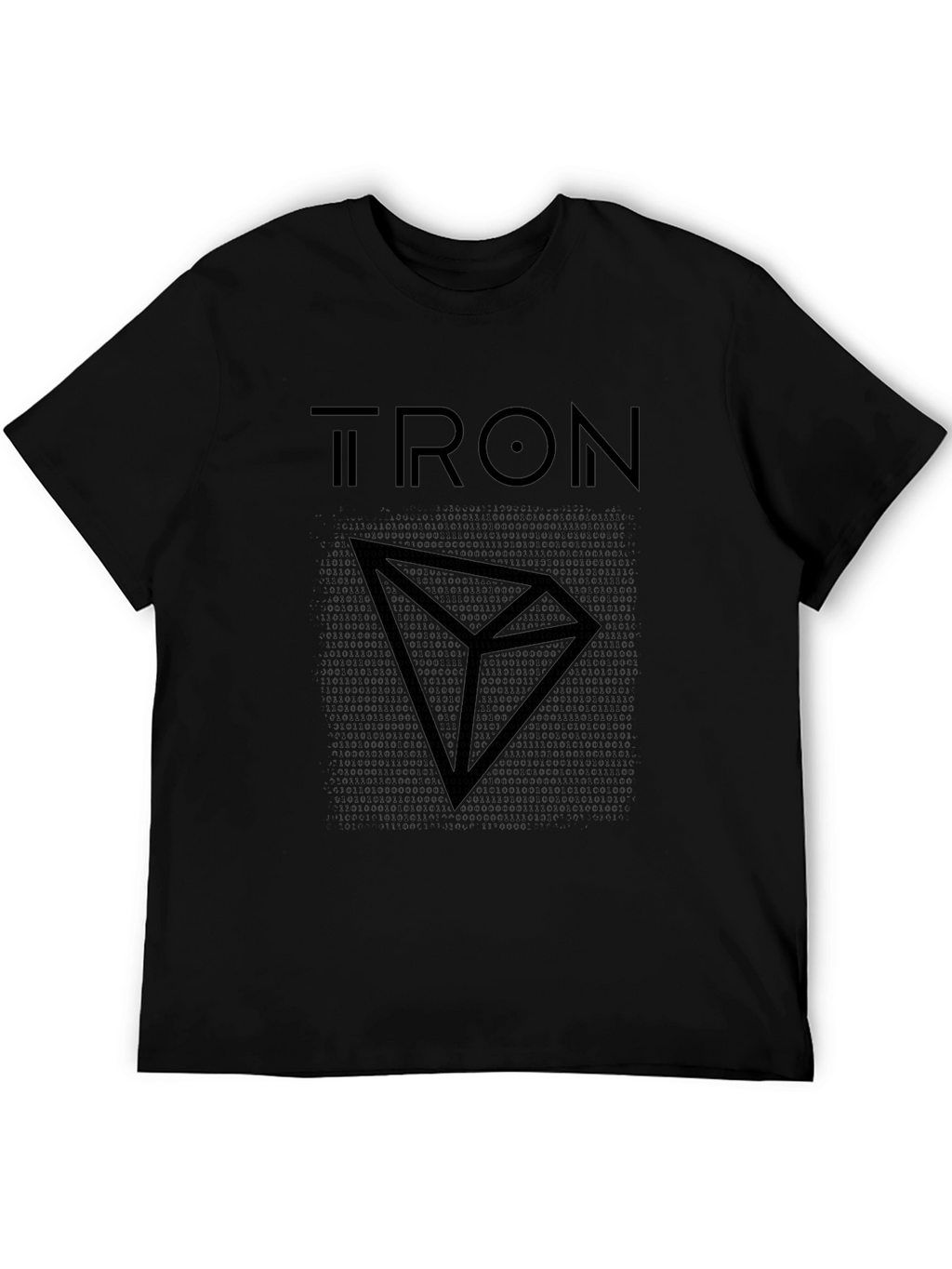 Tron T-Shirt Binary Code Crypto Tee
