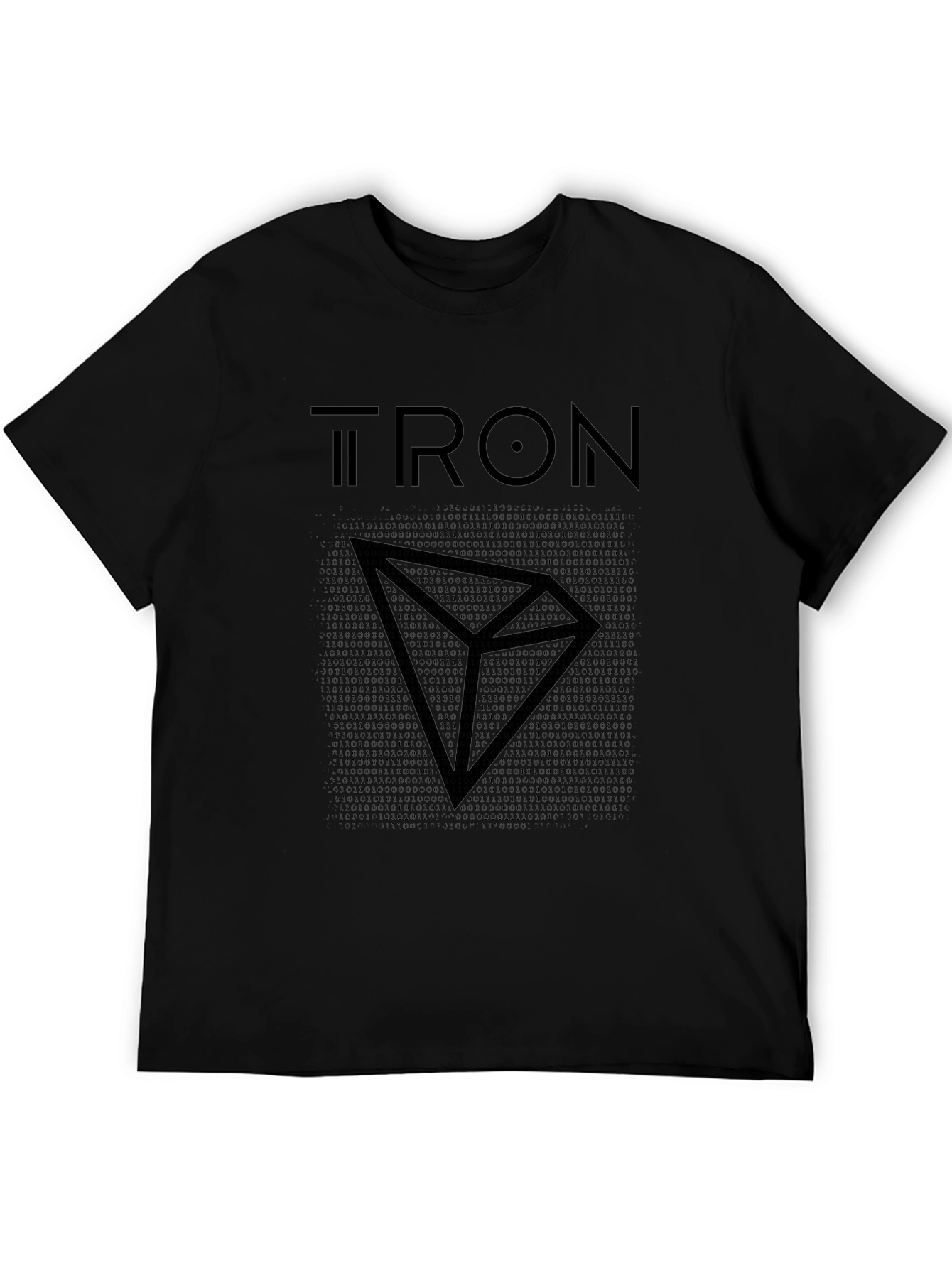 Tron T-Shirt Binary Code Crypto Tee