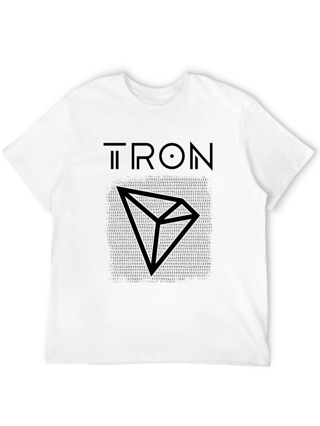 Tron T-Shirt Binary Code Crypto Tee