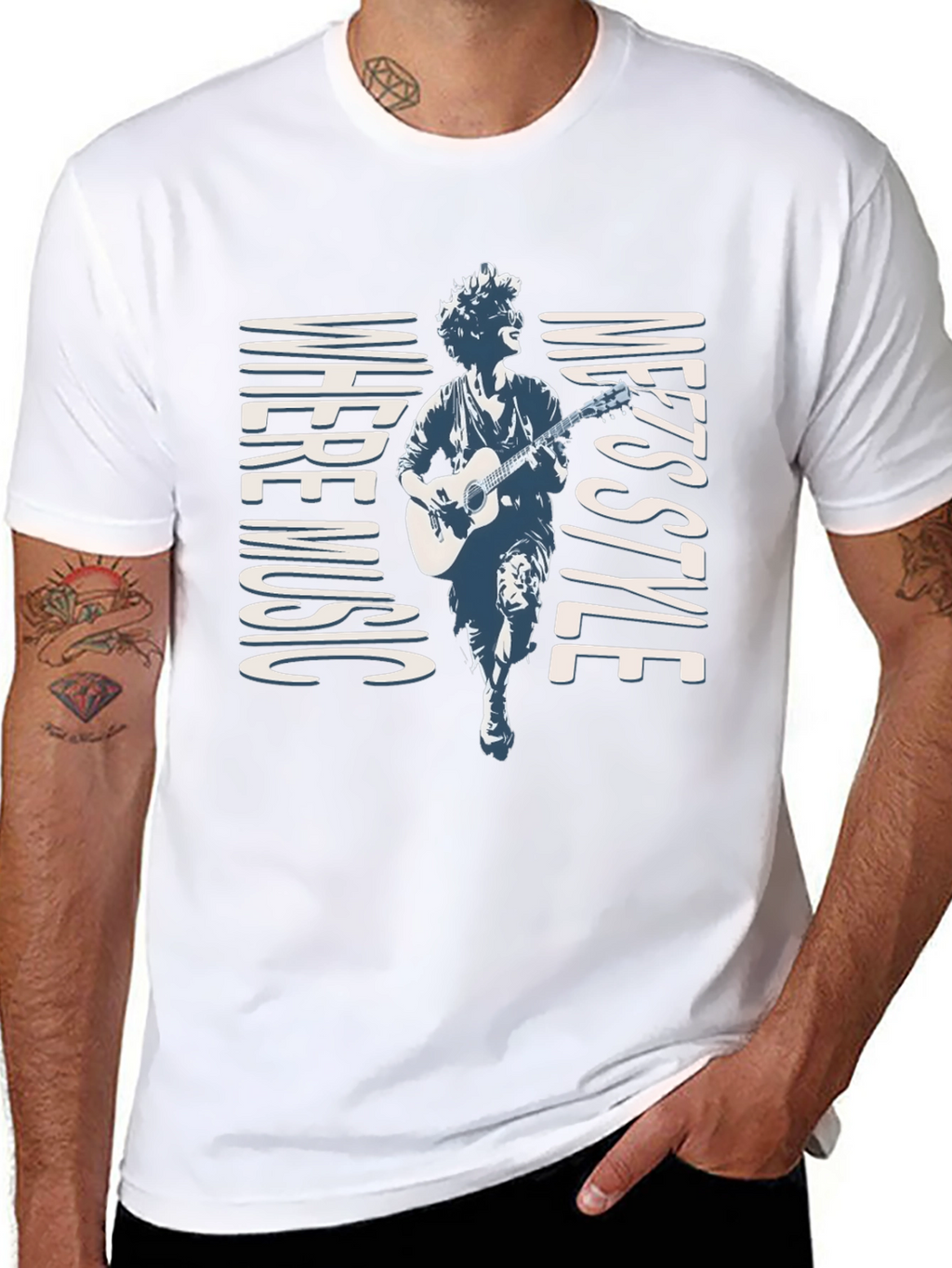 Where Music Meets Style Graphic T-Shirt
