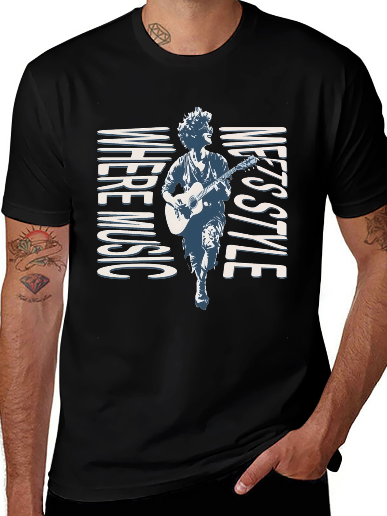 Where Music Meets Style Graphic T-Shirt