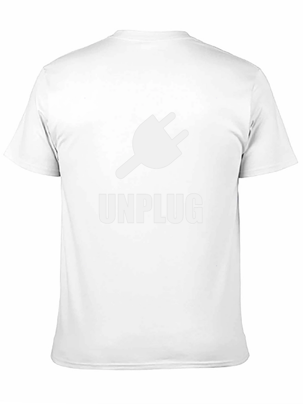 Unplug T-Shirt - Black Graphic Tee
