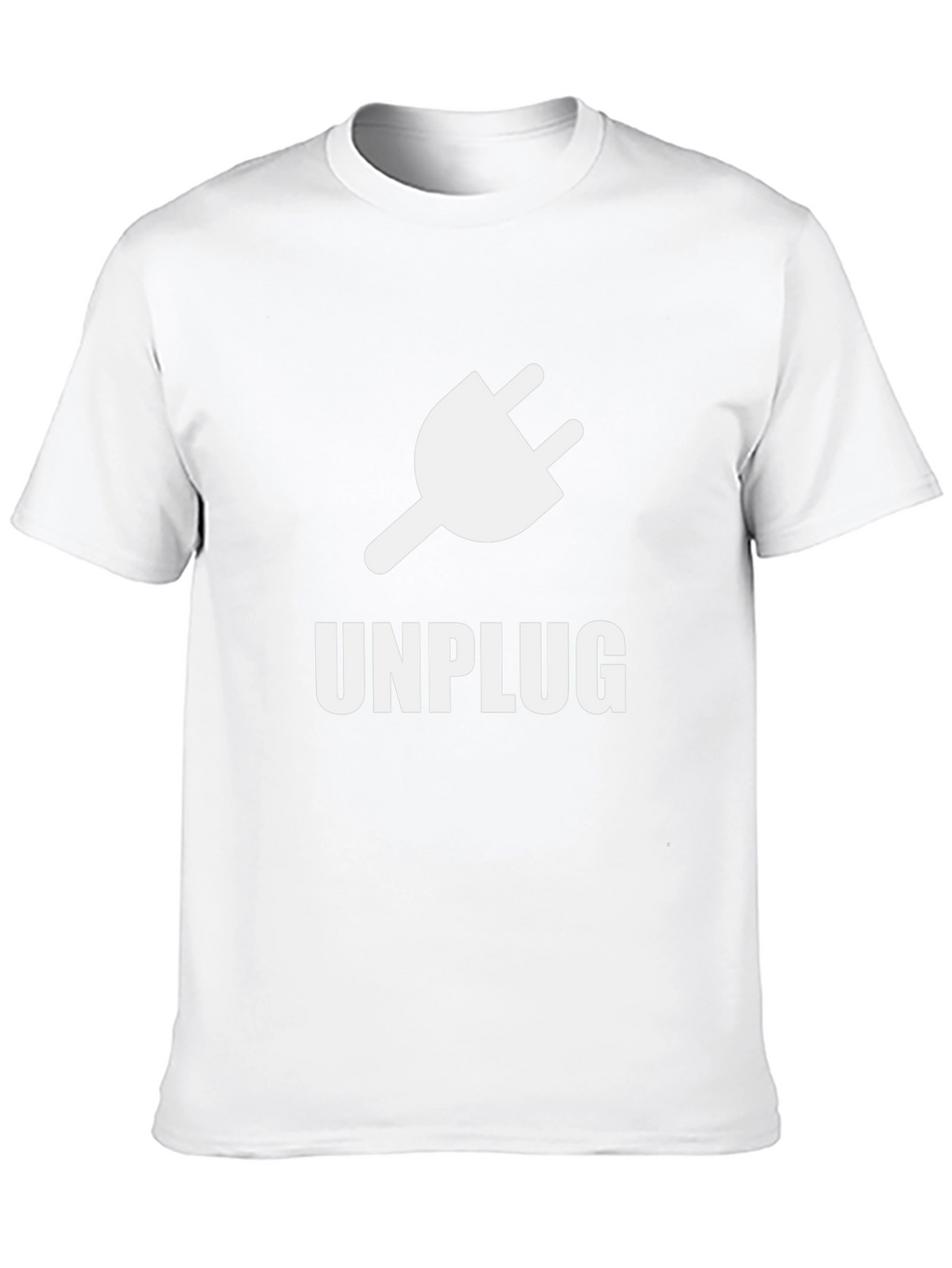 Unplug T-Shirt - Black Graphic Tee