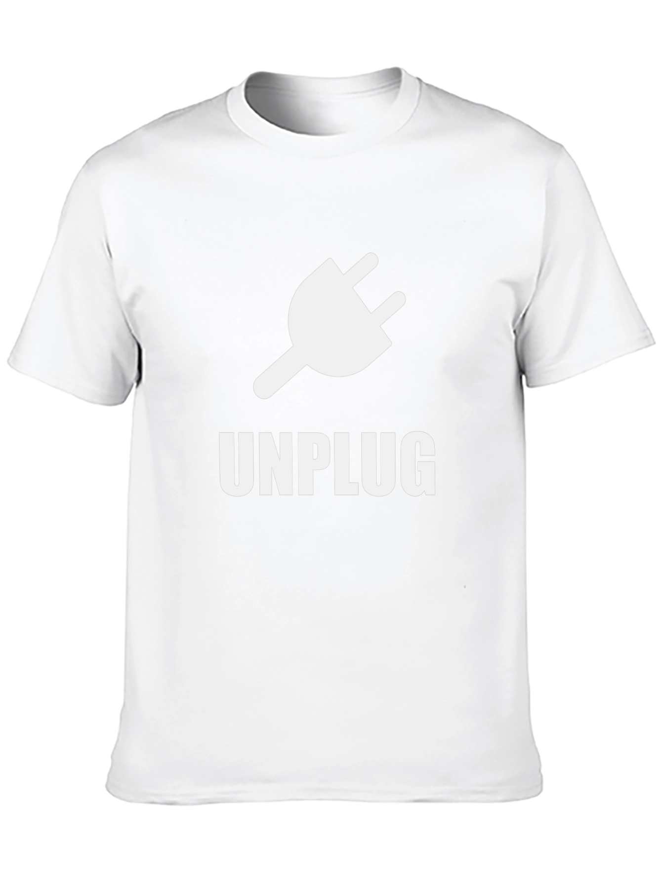 Unplug T-Shirt - Black Graphic Tee