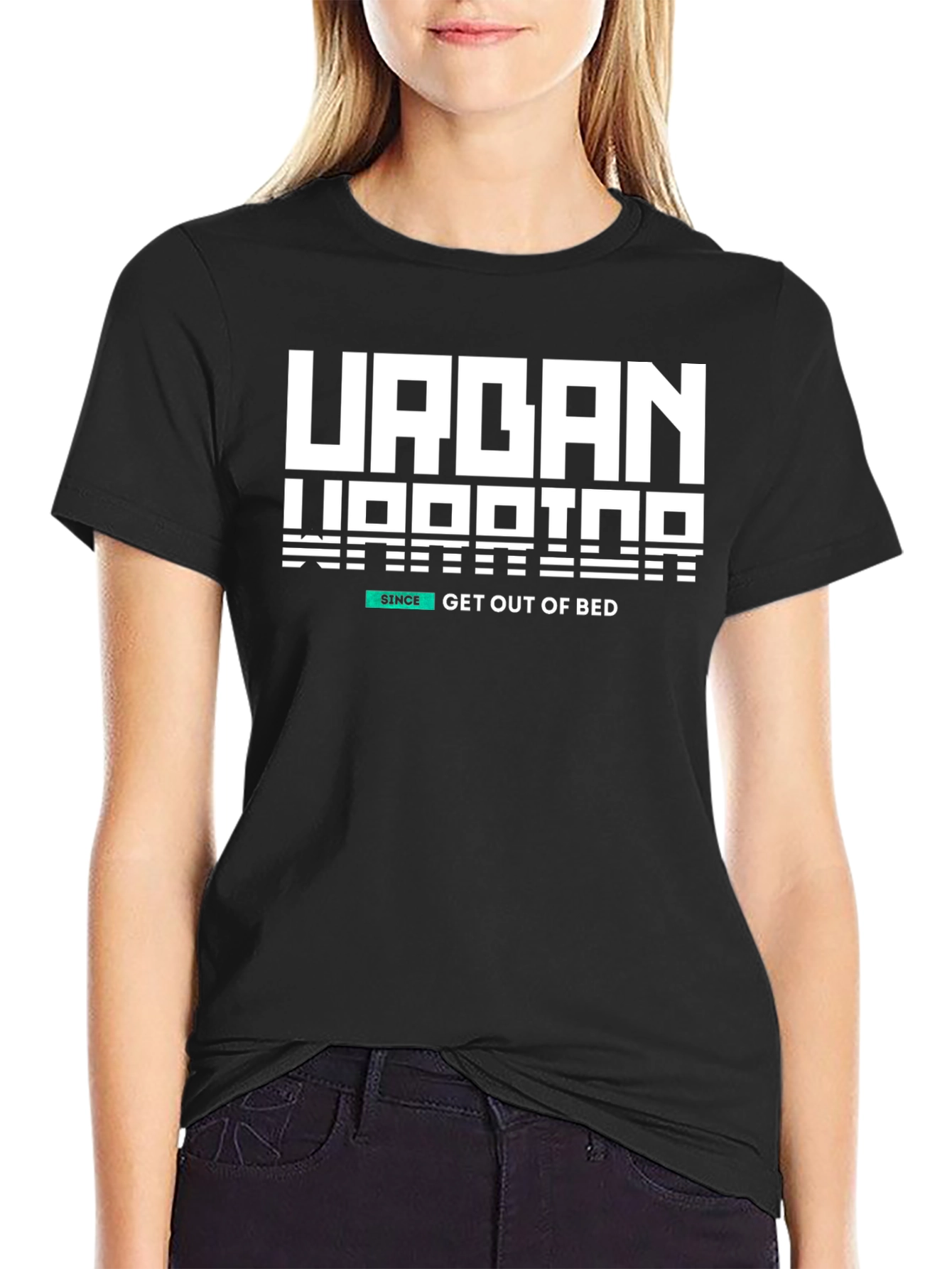 Urban Warrior T-Shirt - Since Get Out of Bed - Black