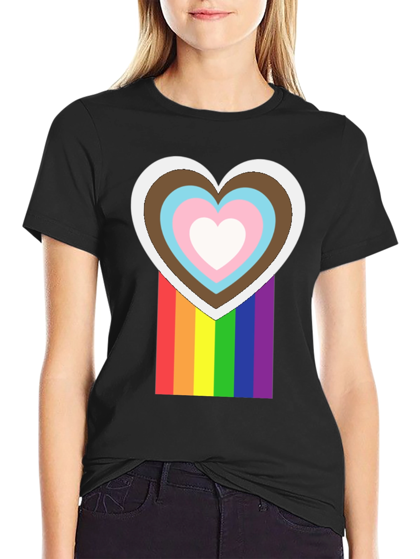 Pride Heart T-Shirt - Inclusive Love
