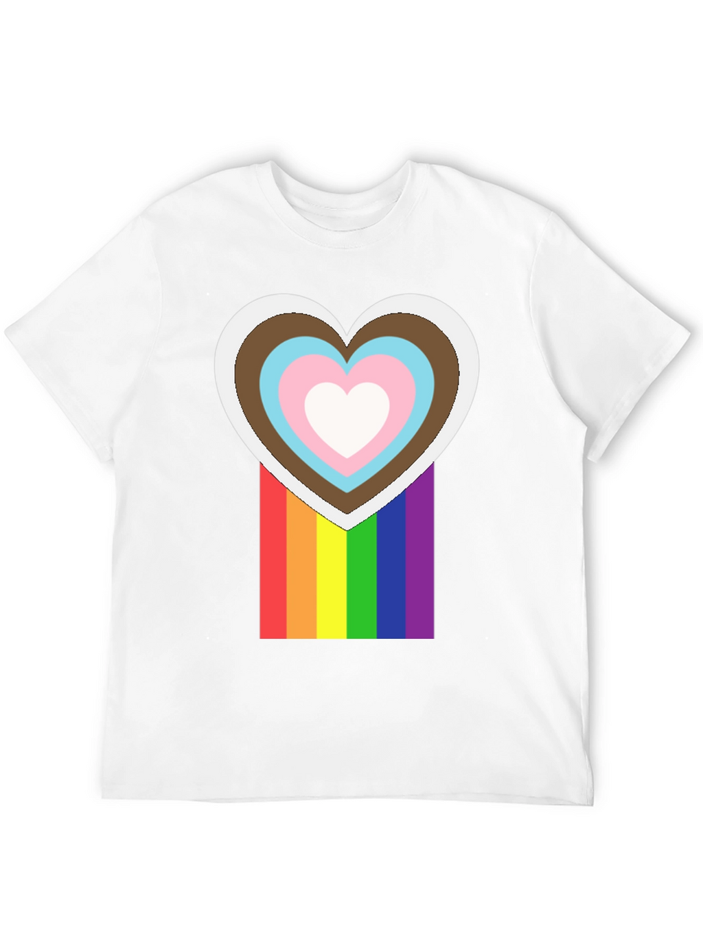 Pride Heart T-Shirt - Inclusive Love