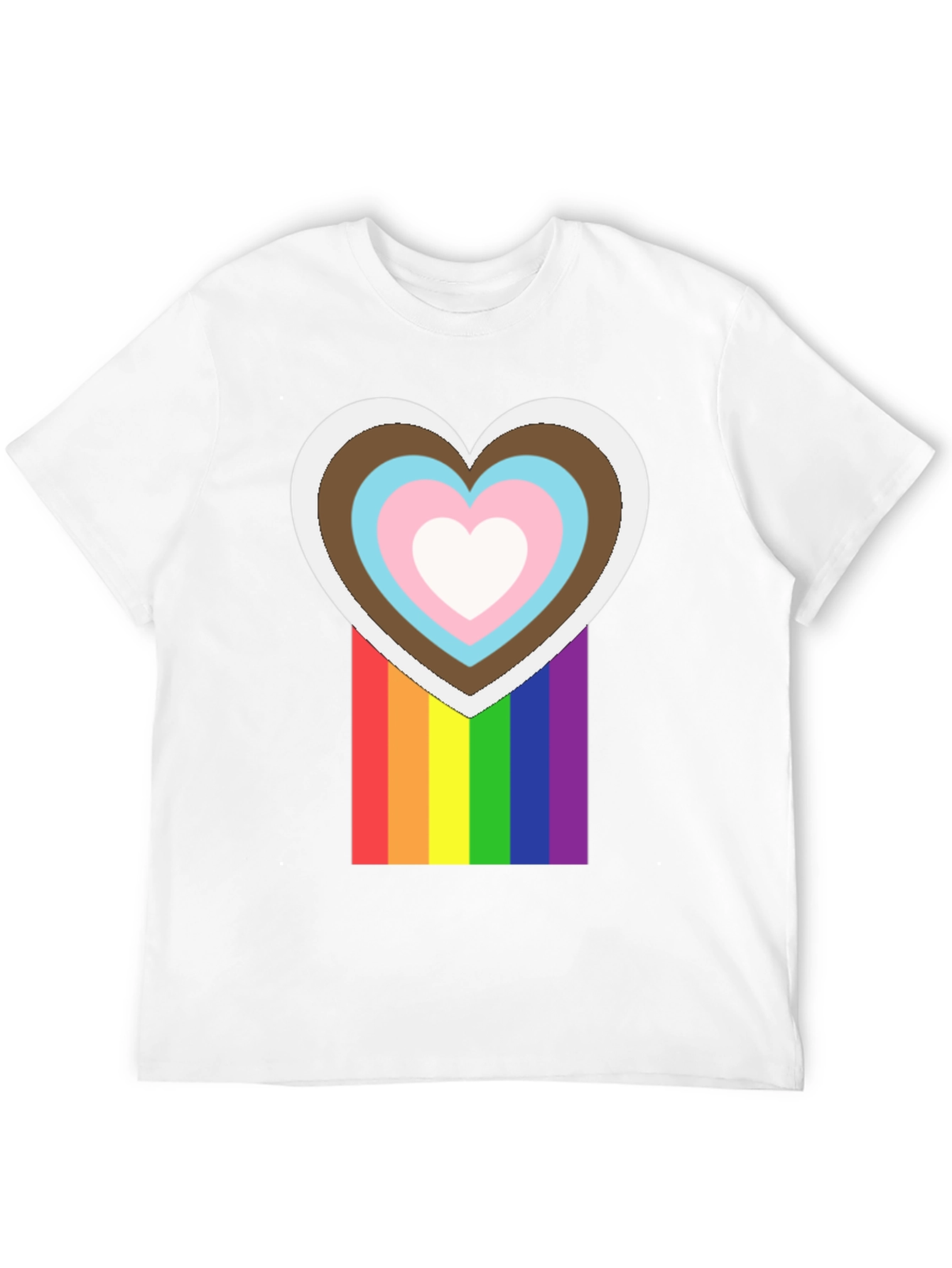 Pride Heart T-Shirt - Inclusive Love