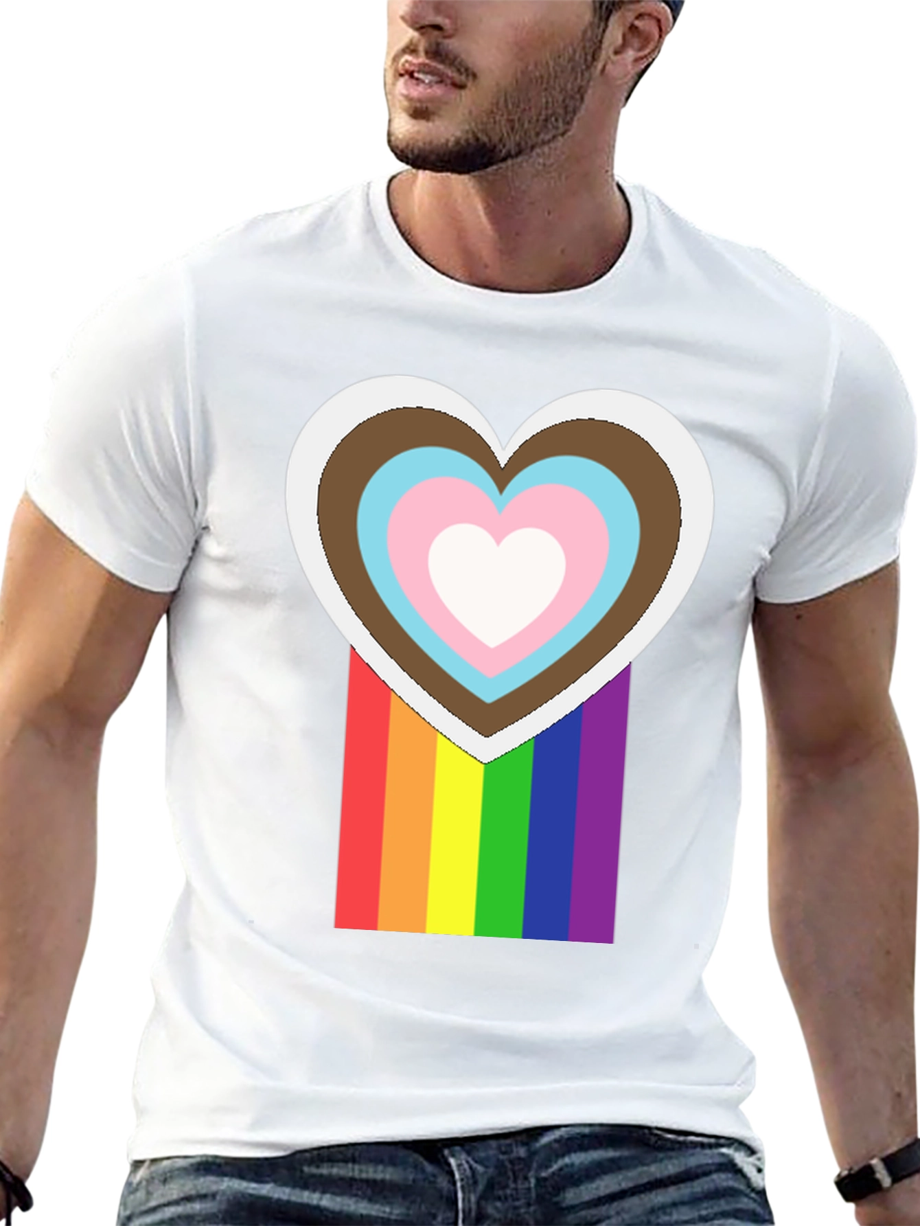 Pride Heart T-Shirt - Inclusive Love