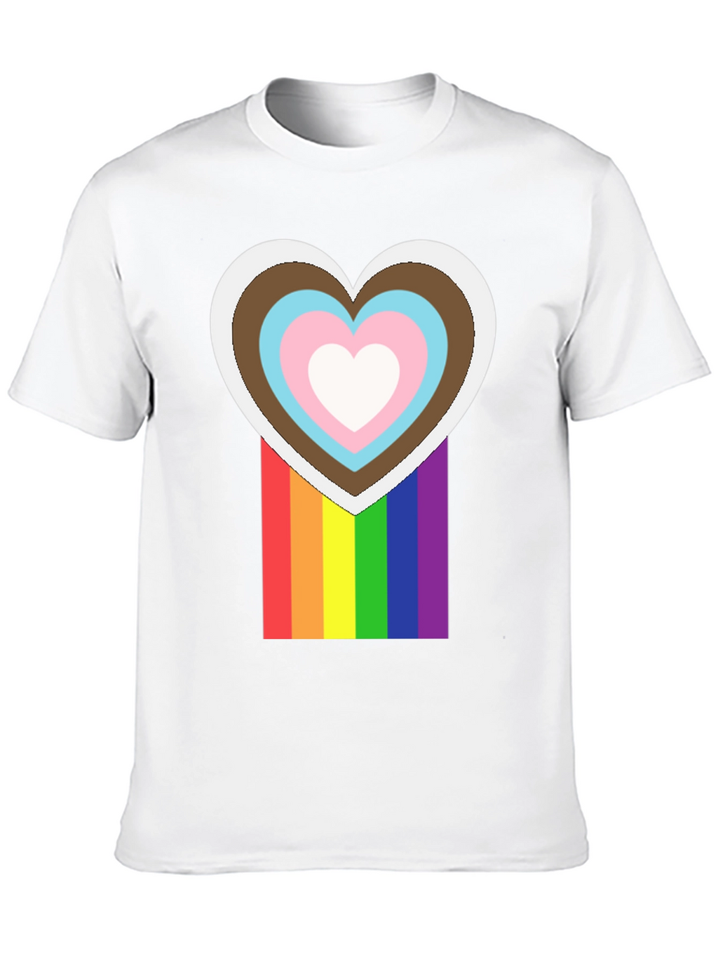 Pride Heart T-Shirt - Inclusive Love