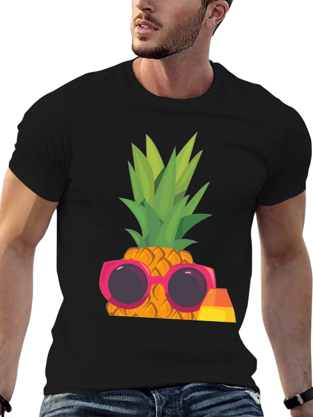 Cool Pineapple Graphic Tee