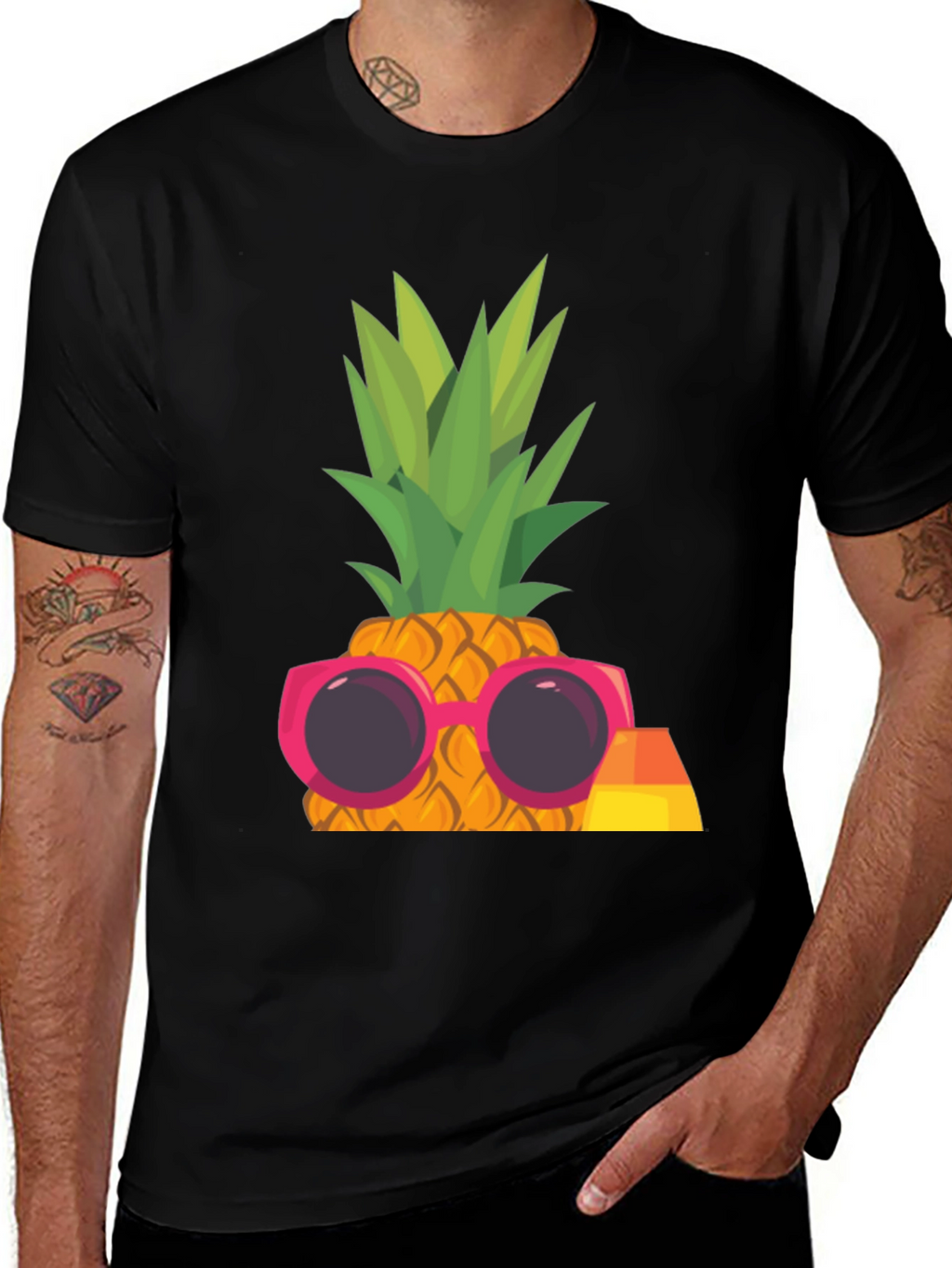Cool Pineapple Graphic Tee