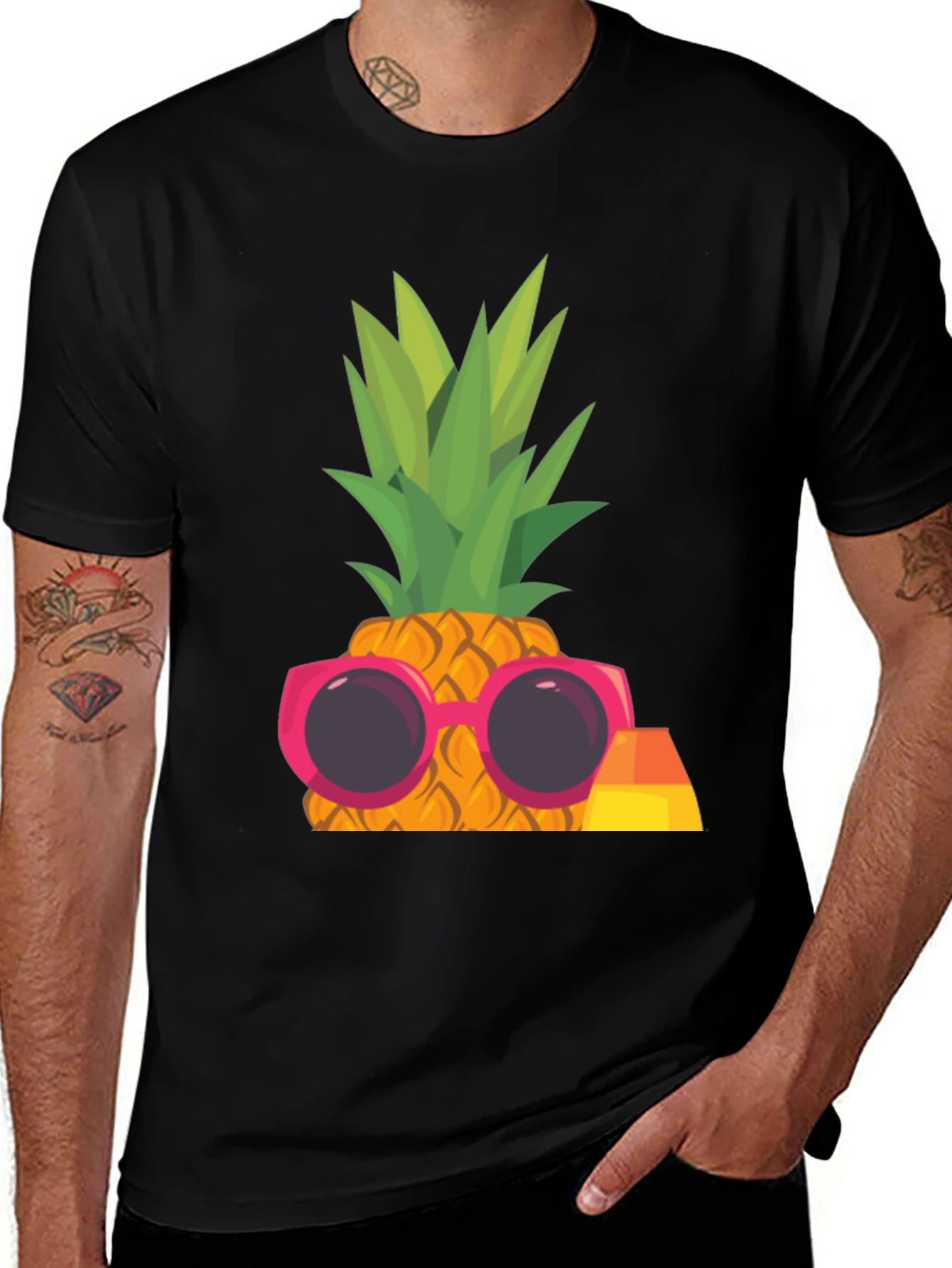 Cool Pineapple Graphic Tee
