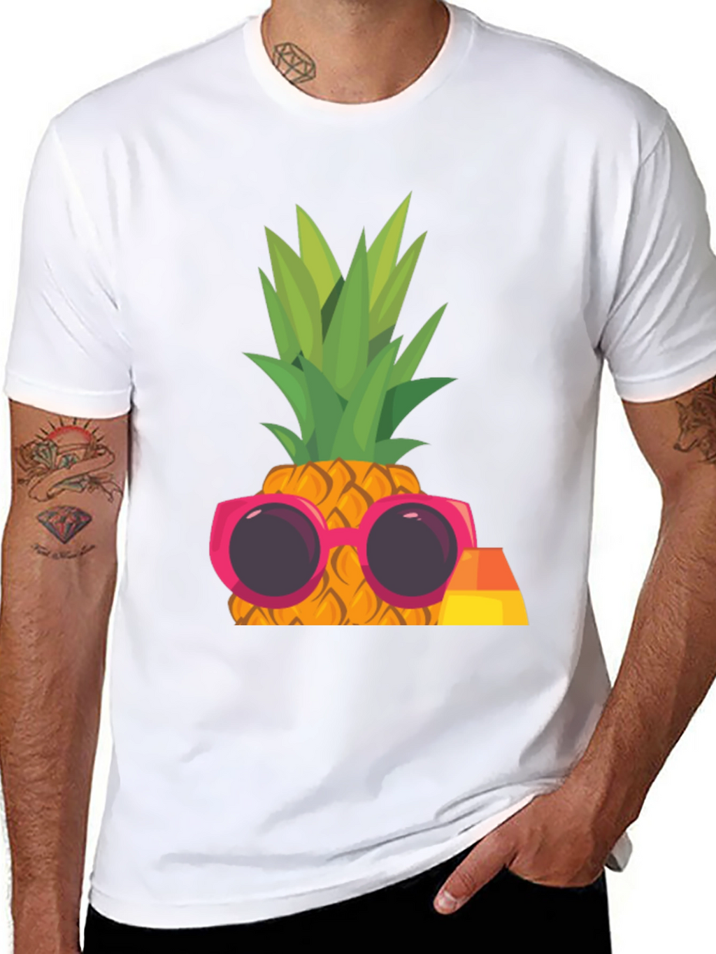 Cool Pineapple Graphic Tee