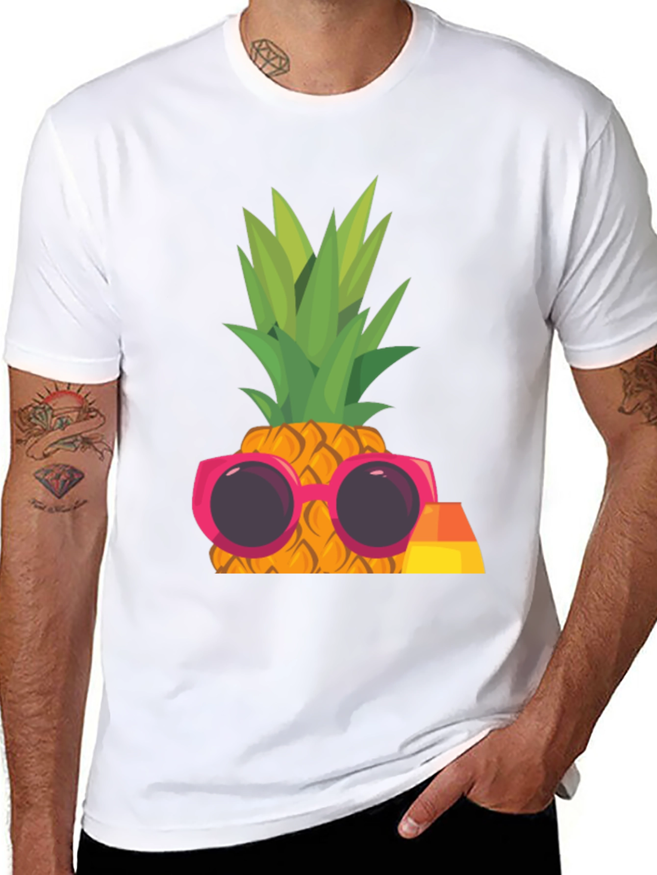 Cool Pineapple Graphic Tee