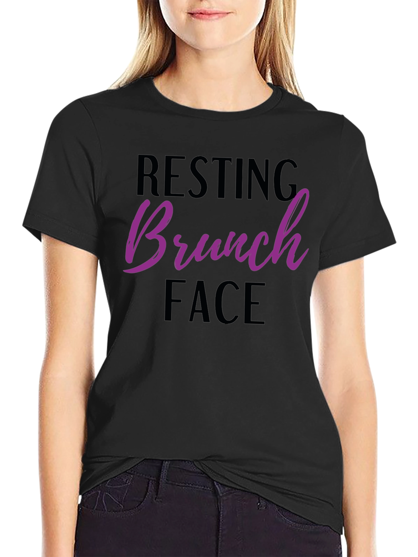 Resting Brunch Face T-Shirt Funny Weekend Tee