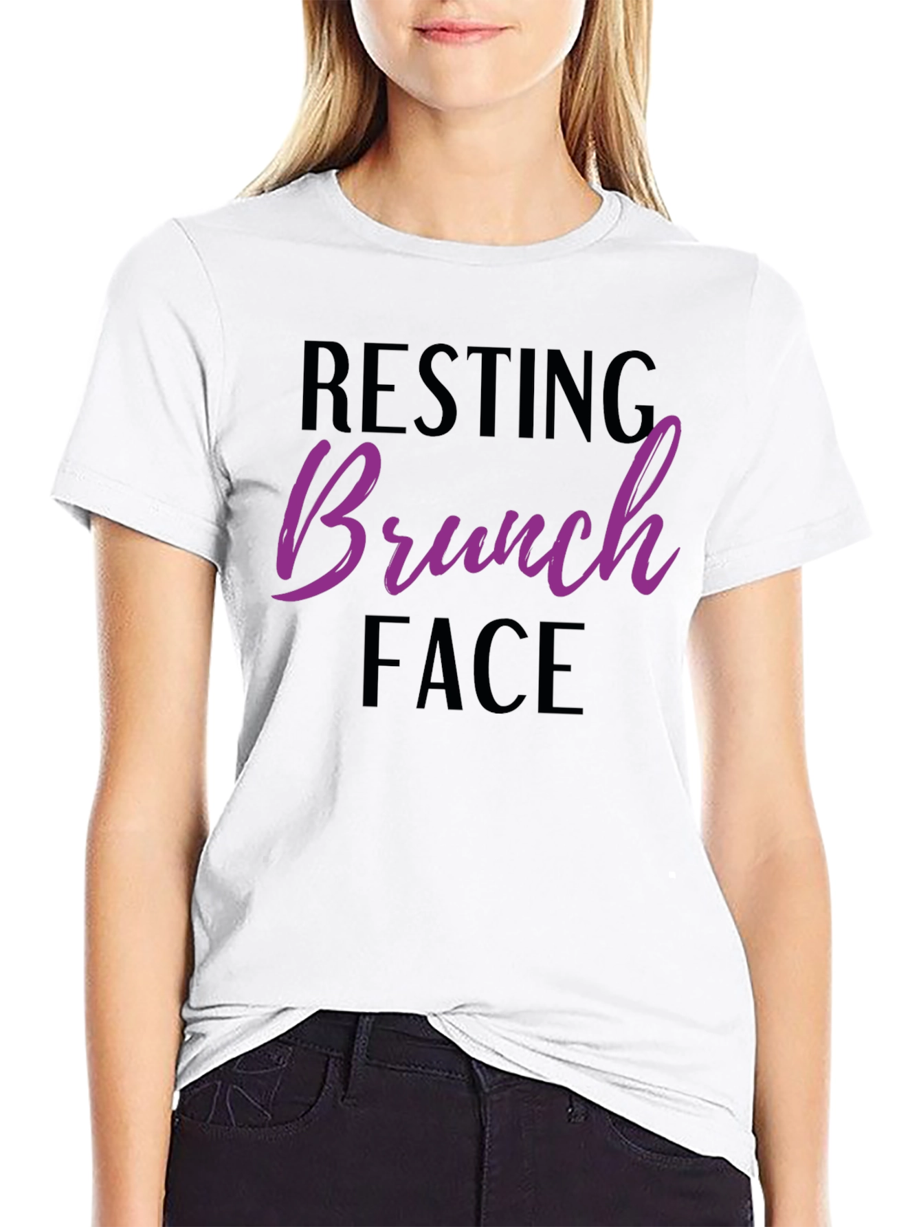 Resting Brunch Face T-Shirt Funny Weekend Tee