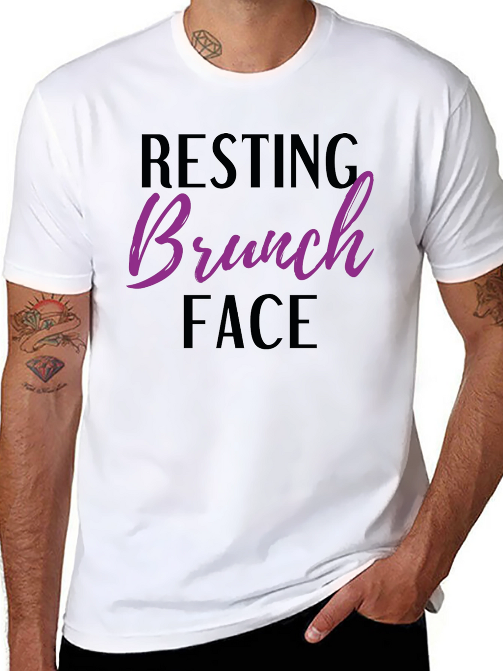 Resting Brunch Face T-Shirt Funny Weekend Tee