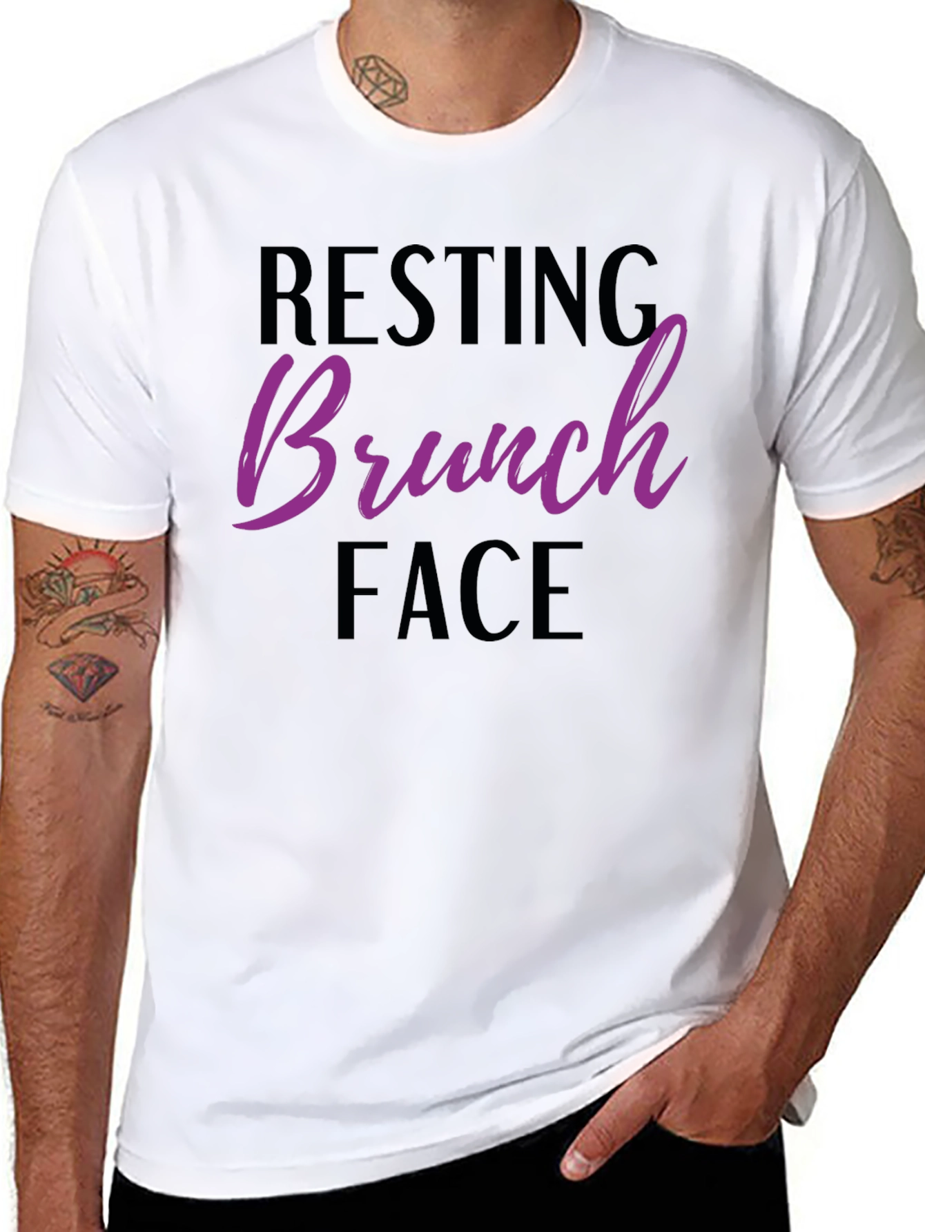 Resting Brunch Face T-Shirt Funny Weekend Tee