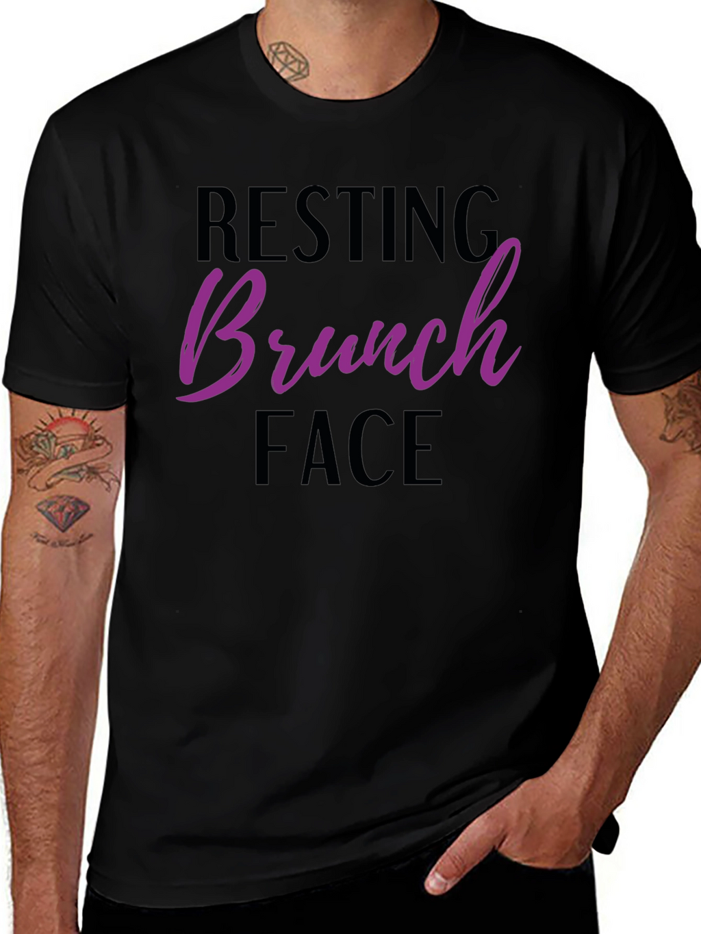 Resting Brunch Face T-Shirt Funny Weekend Tee