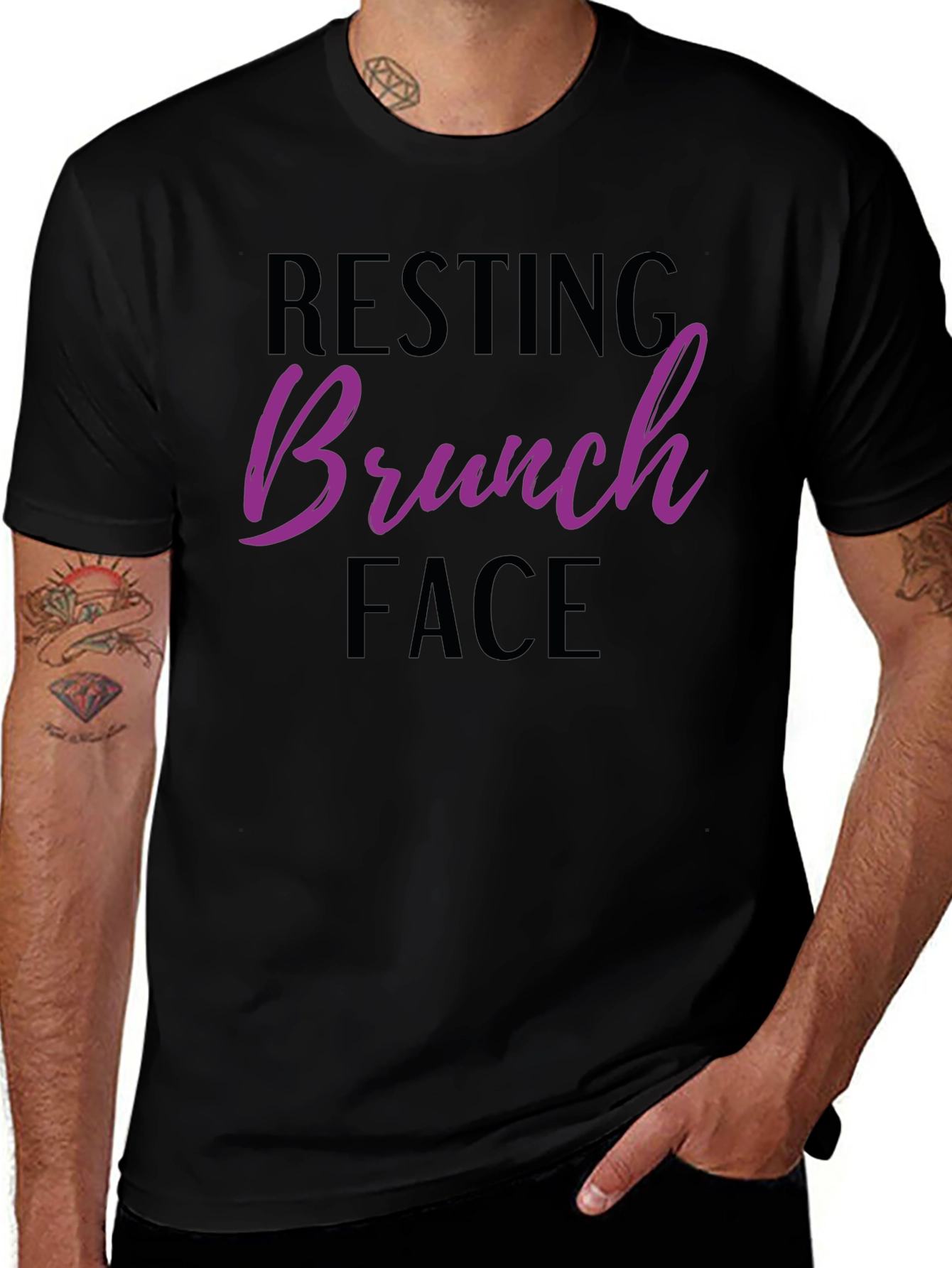 Resting Brunch Face T-Shirt Funny Weekend Tee
