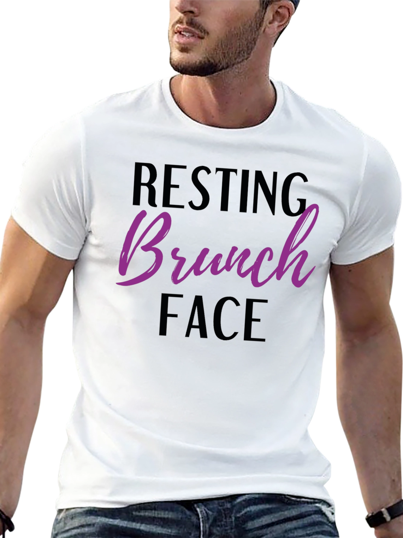 Resting Brunch Face T-Shirt Funny Weekend Tee