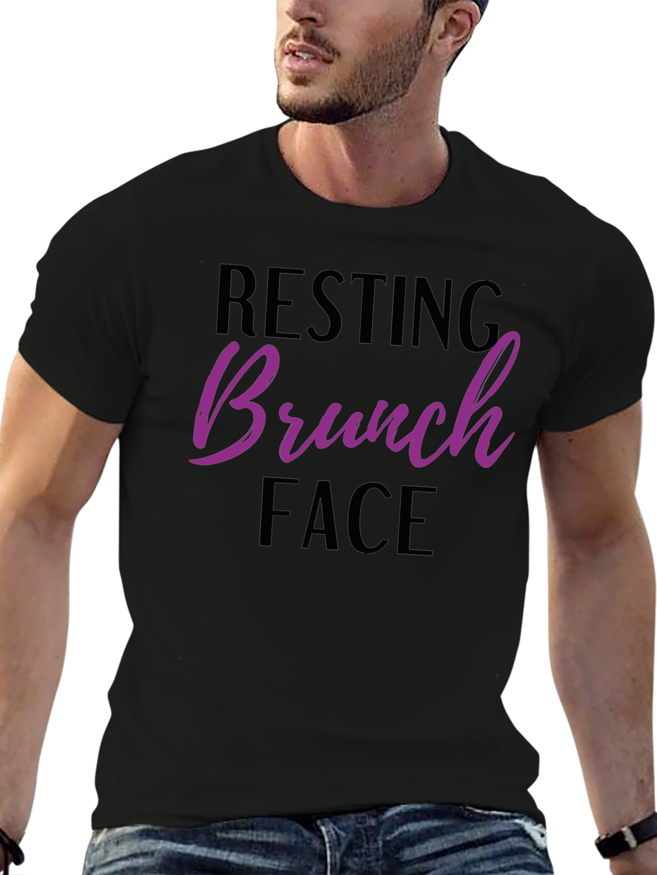 Resting Brunch Face T-Shirt Funny Weekend Tee