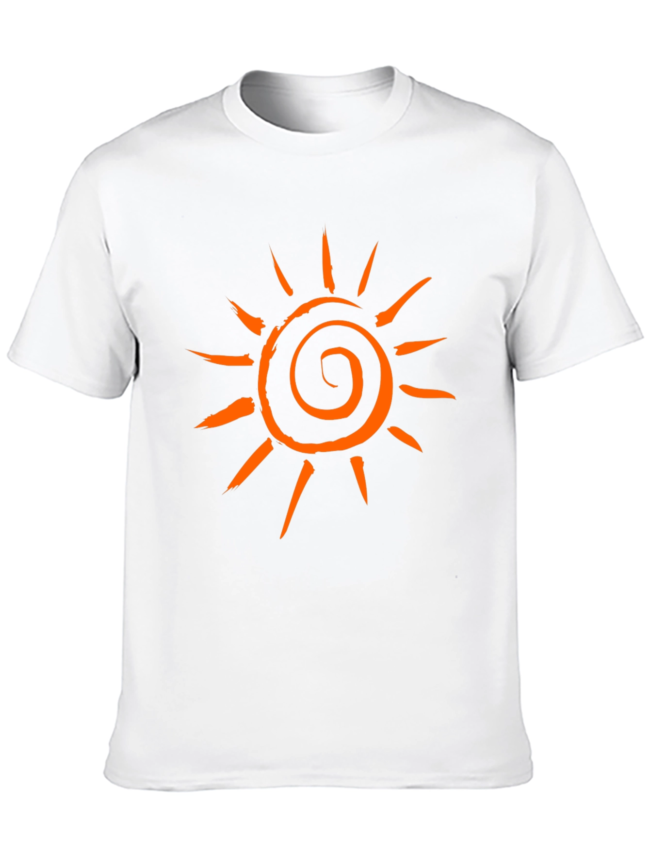 Sunburst Graphic Tee - Casual Black T-Shirt