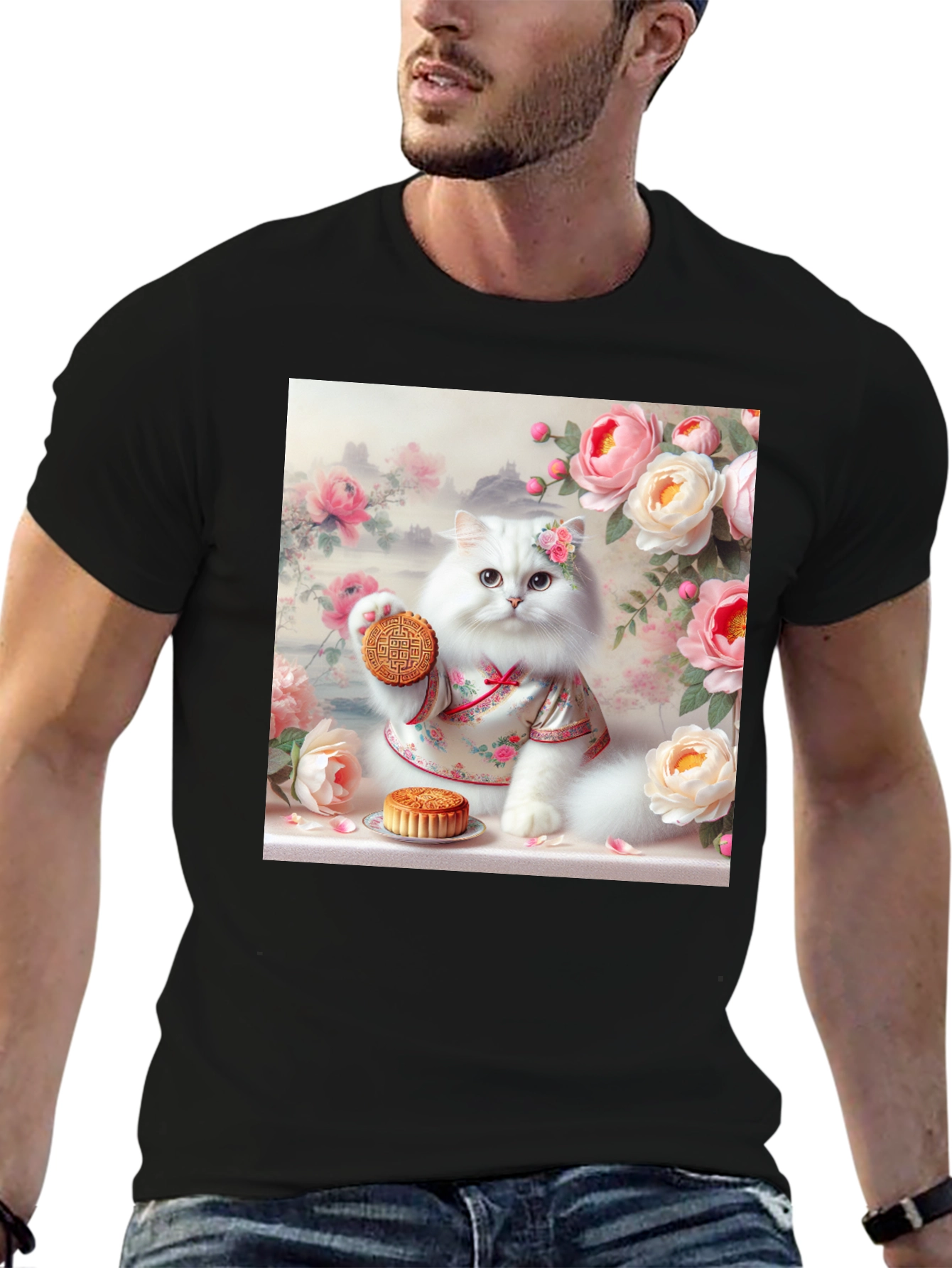 Cat Mooncake T-Shirt