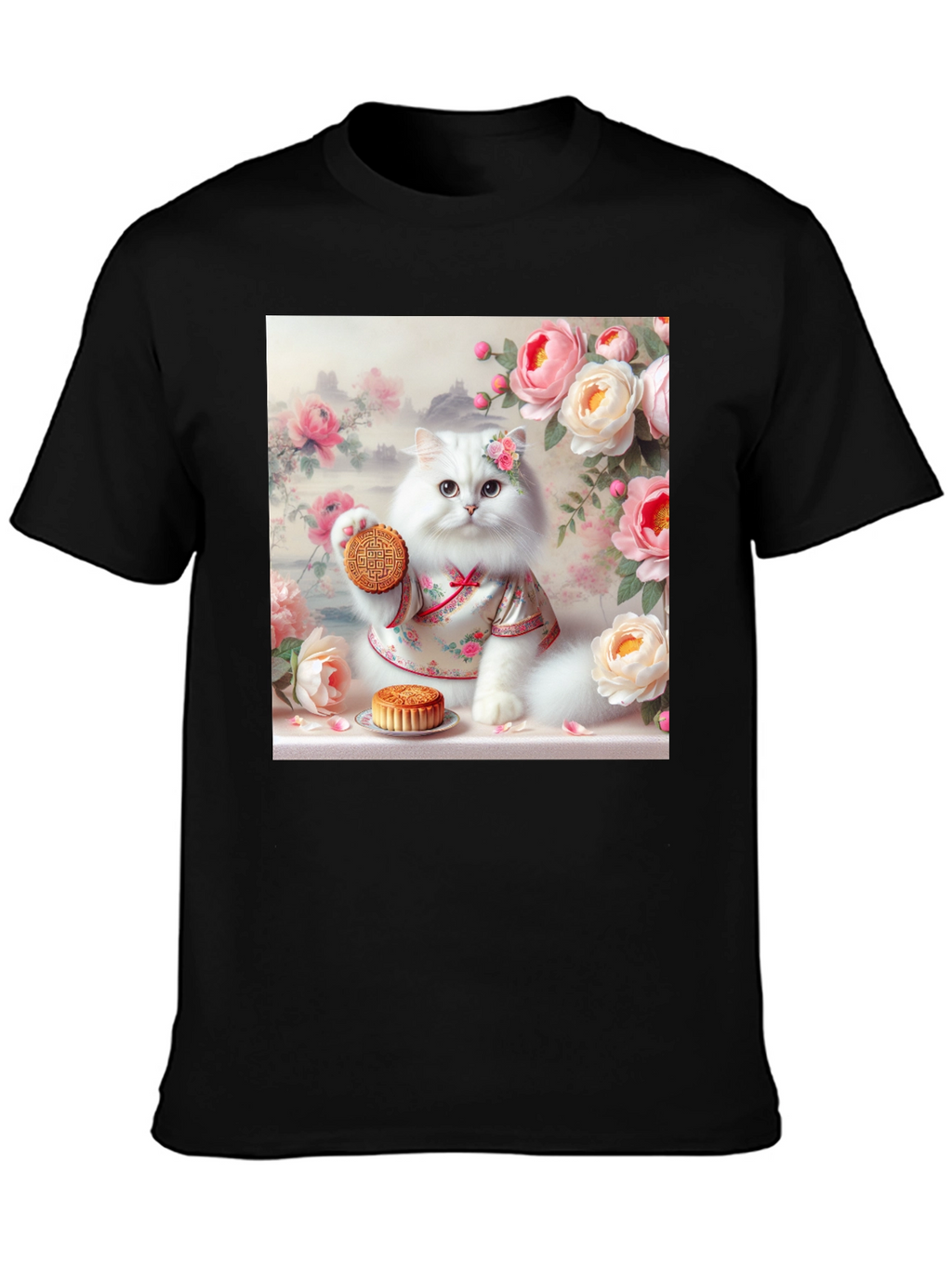 Cat Mooncake T-Shirt