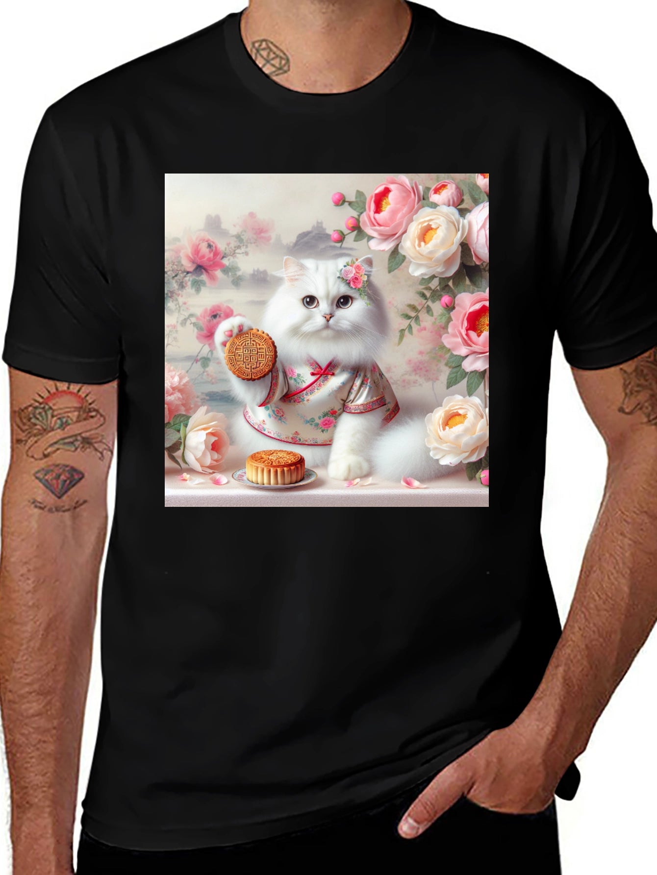 Cat Mooncake T-Shirt