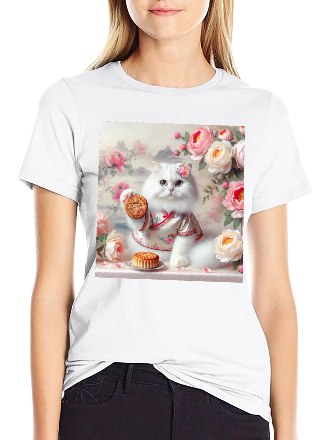 Cat Mooncake T-Shirt