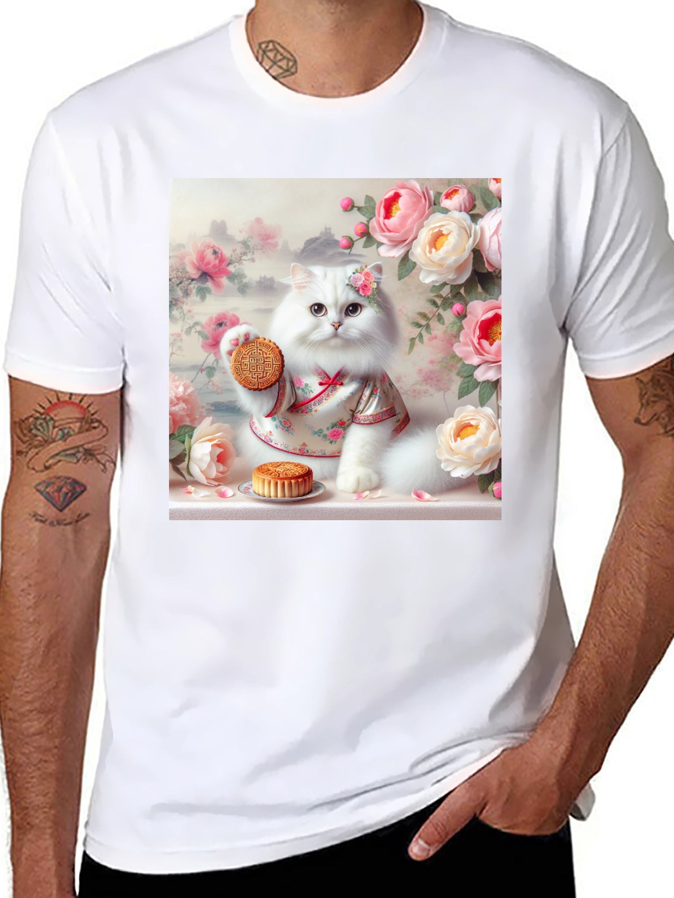 Cat Mooncake T-Shirt