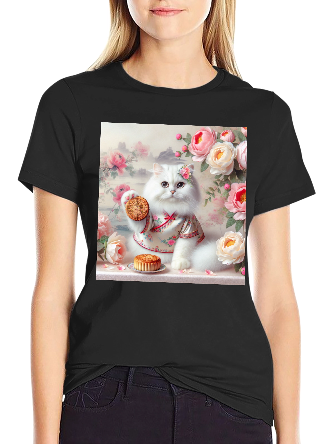 Cat Mooncake T-Shirt