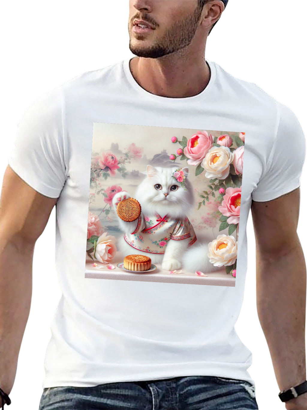Cat Mooncake T-Shirt