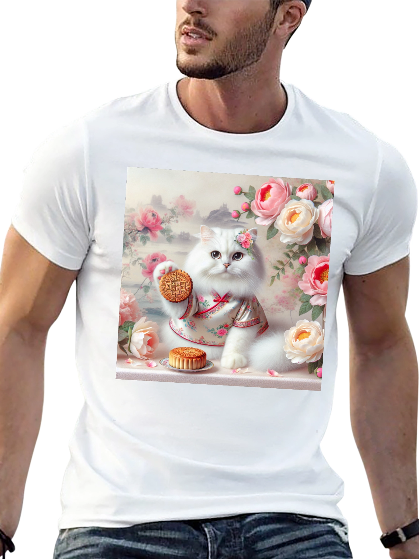 Cat Mooncake T-Shirt