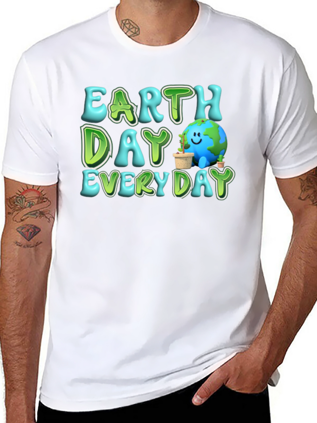 Earth Day Everyday Graphic T-Shirt