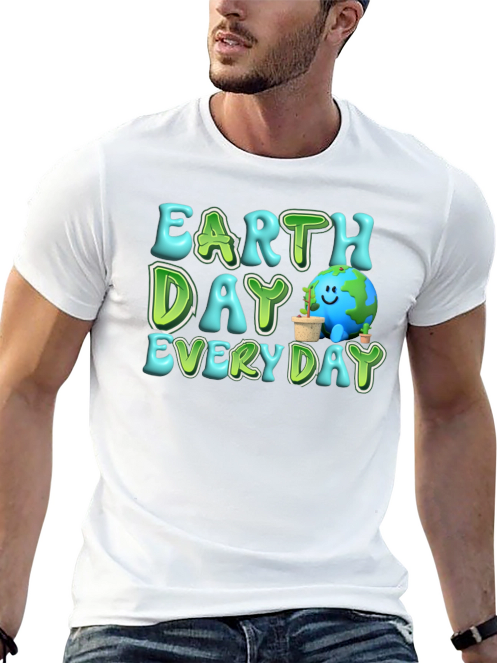 Earth Day Everyday Graphic T-Shirt