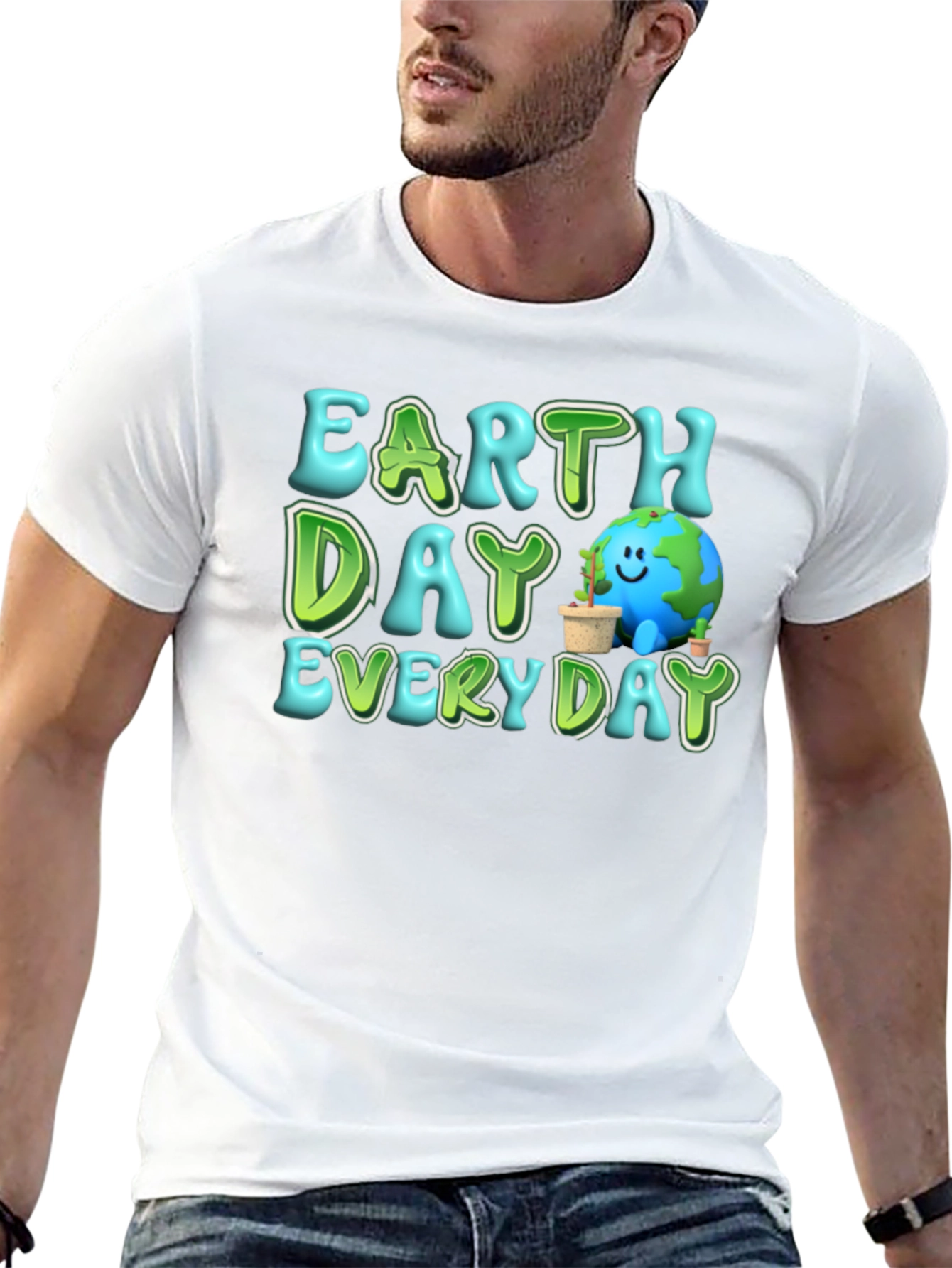Earth Day Everyday Graphic T-Shirt