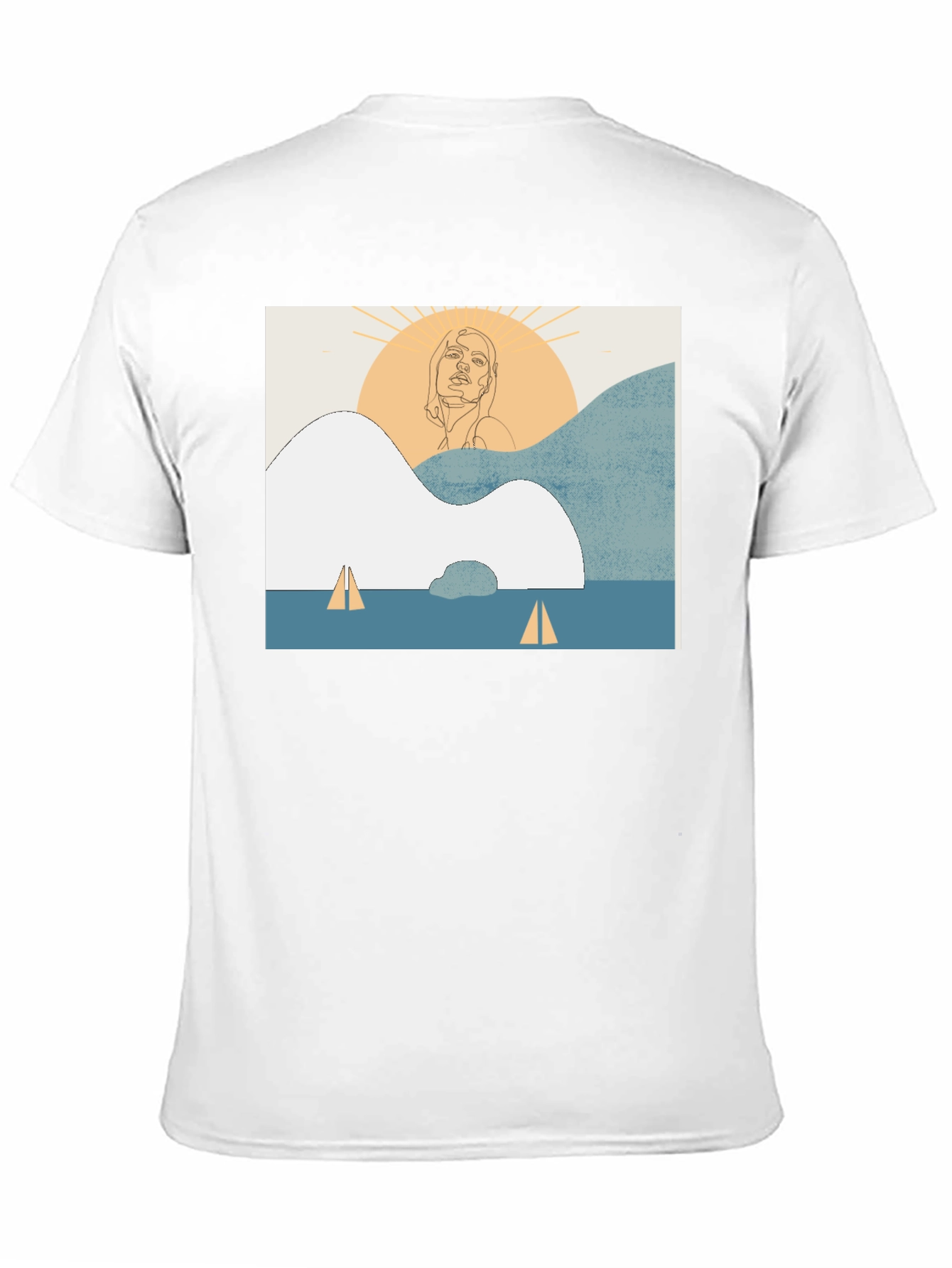 Abstract Line Art T-Shirt - Unisex Comfort Fit