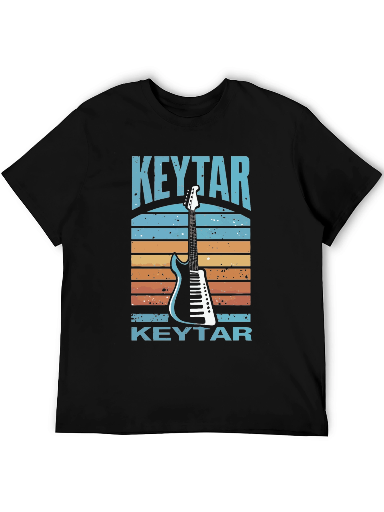 Retro Keytar T-Shirt - Musical Instrument Tee